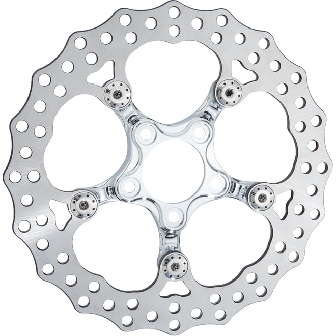 Arlen ness Spider Rotor - 11.8" - Chrome Arlen ness Spider Rotor - 11.8" - Chrome