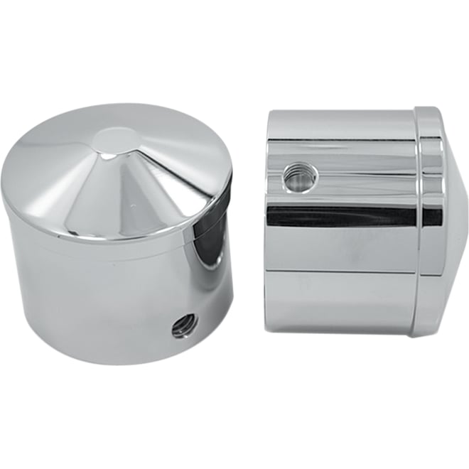 Avon grips Front Axle Nut Cover - Chrome - Air Cushion - 1"