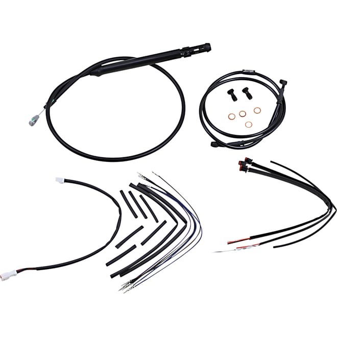 Burly brand Control Kit - 12" Ape Hanger Handlebars