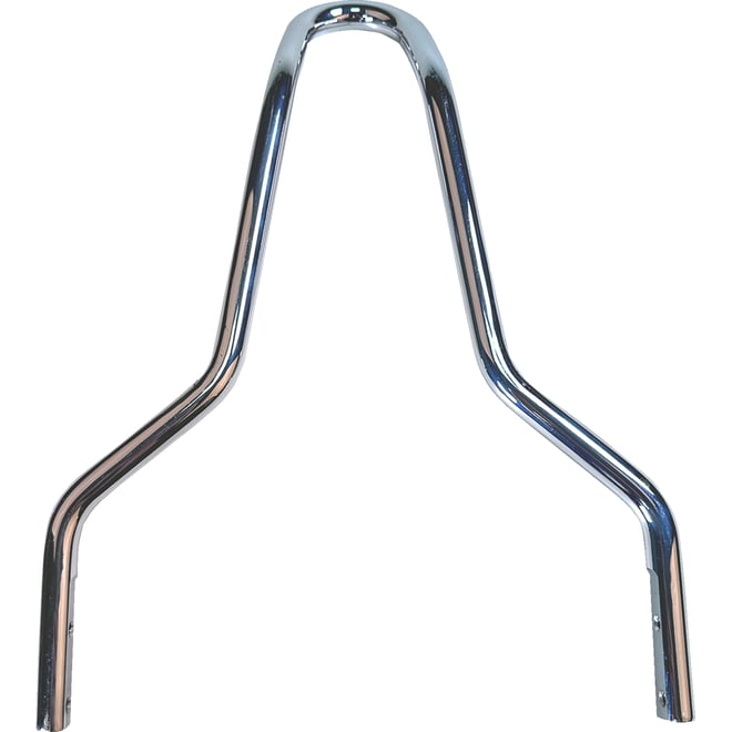 Drag specialties Round Tapered Sissy Bar - Chrome - 11"H x 11"W