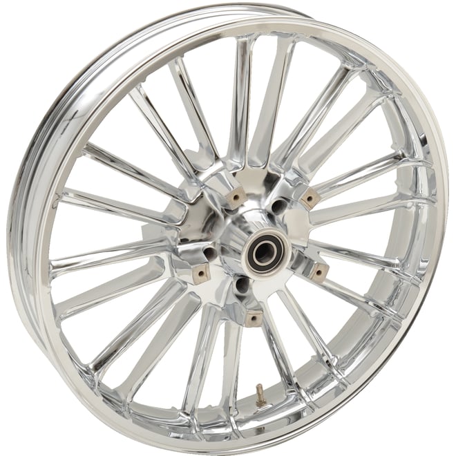 Coastal moto Wheel - Atlantic 3D - Front - Dual Disc/without ABS - Chrome - 21x3.5 - '08+ FL
