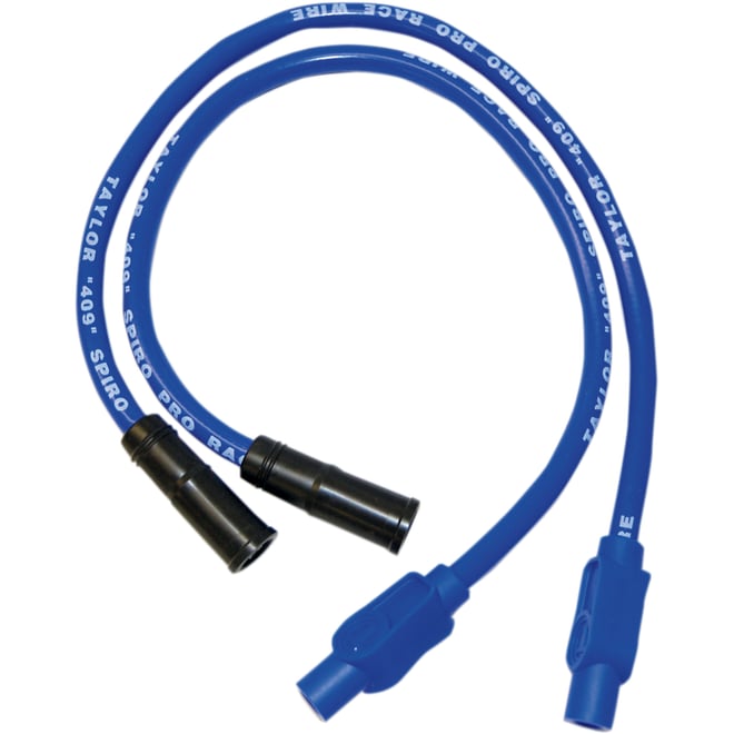 Sumax 10.4 mm Spark Plug Wire - Black - '99-'08 Blue