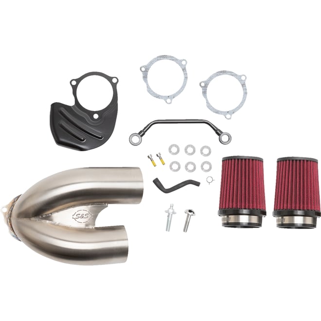 S&s cycle Tuned Induction Air Cleaner Kit - Stainless Steel