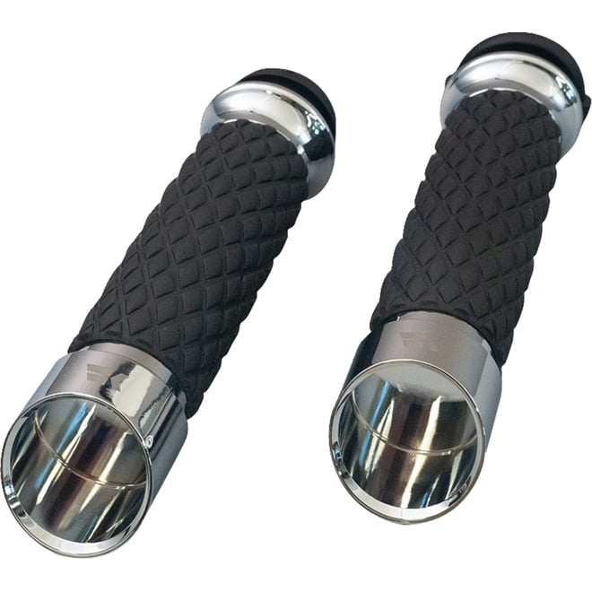 Khrome werks Grips - Edge - Custom Contour - Diamond - Chrome
