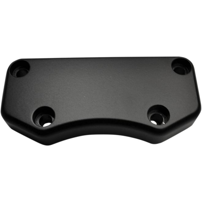 Drag specialties Handlebar Clamp - Buffalo - Smooth - Flat Black