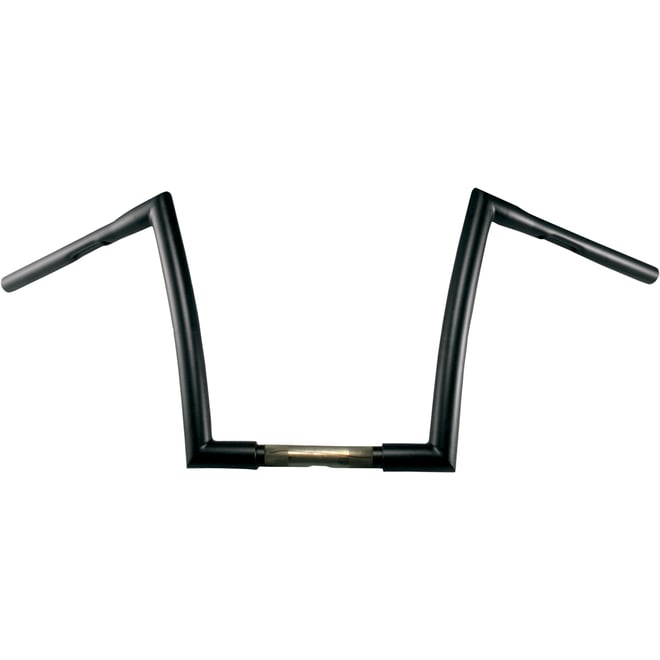 Todd's cycle Handlebar - Strip - 1-1/4" - 12" Rise - Flat Black