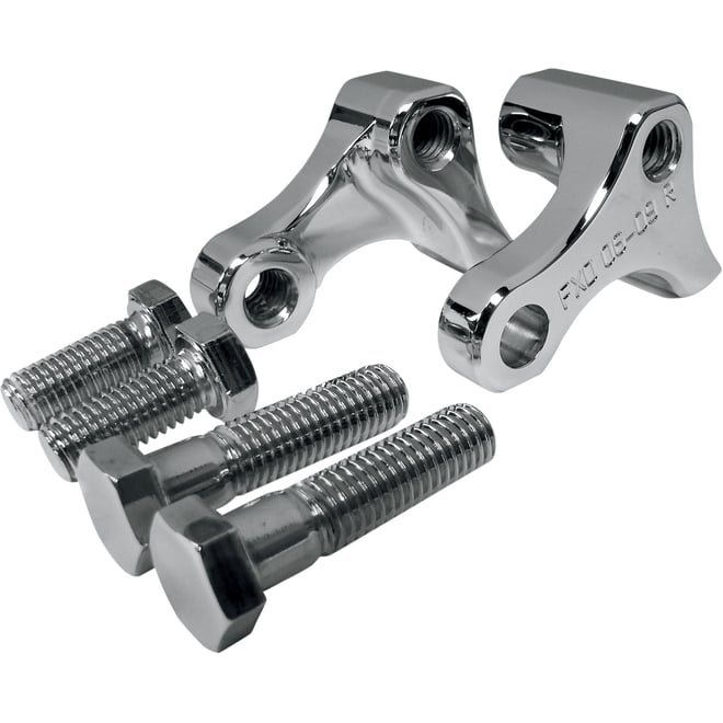 La choppers Rear Lowering Kit - Chrome - Lowers 1" - '06-'17 FXD