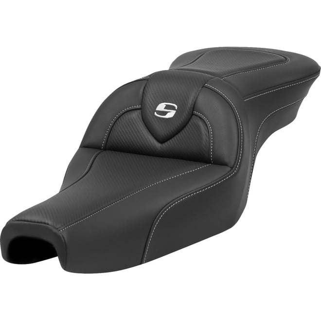 Saddlemen Roadsofa™ Seat - without Backrest - Carbon Fiber - XL '04-'22 Saddlemen Roadsofa™ Seat - without Backrest - Carbon Fiber - XL '04-'22