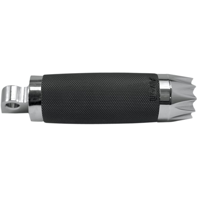 Avon grips Footpegs - Excalibur Custom - Chrome