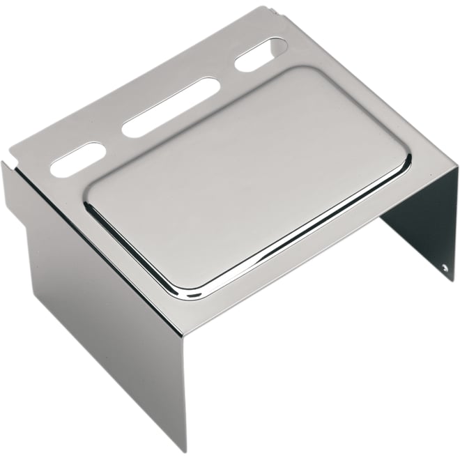 Drag specialties Battery Cover - Raised - Chrome