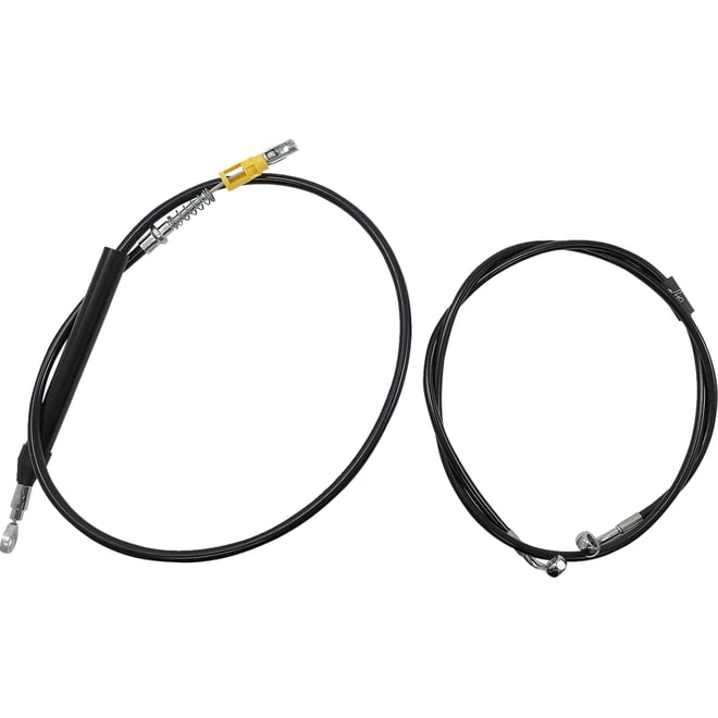 La choppers Handlebar Cable/Brake Line Kit - Quick Connect - Complete - 15" - 17" Handlebars - Black La choppers Handlebar Cable/Brake Line Kit - Quick Connect - Complete - 15" - 17" Handlebars - Black