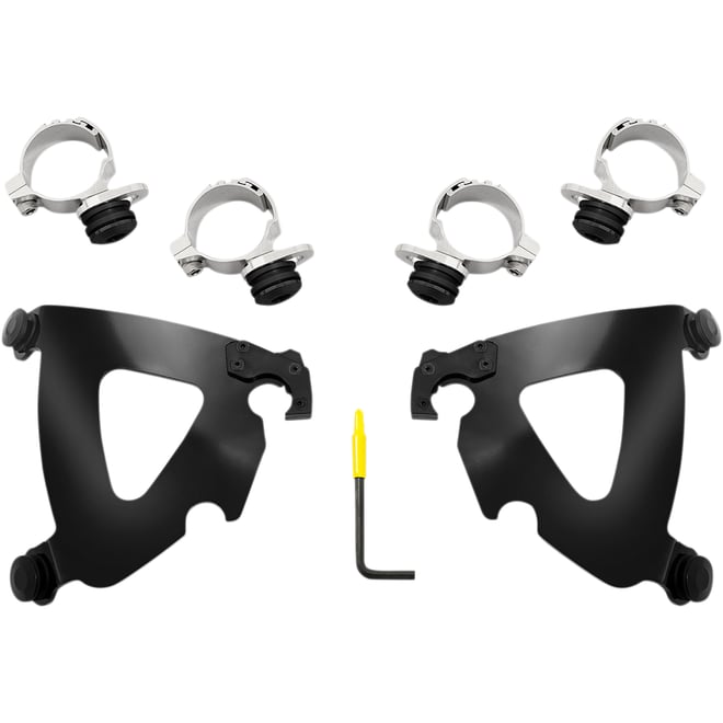 Memphis shades Road Warrior Mounting Kit - Black - Scout Memphis shades Road Warrior Mounting Kit - Black - Scout