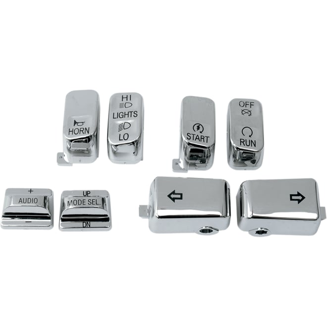 Drag specialties Switch Caps - Audio - Chrome