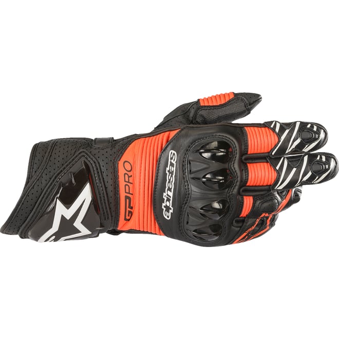 Alpinestars GP Pro RS3 Gloves Black/Fluo Red 