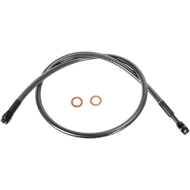 Magnum shielding Brake Line - 7/16-35° - 32" - Black Pearl