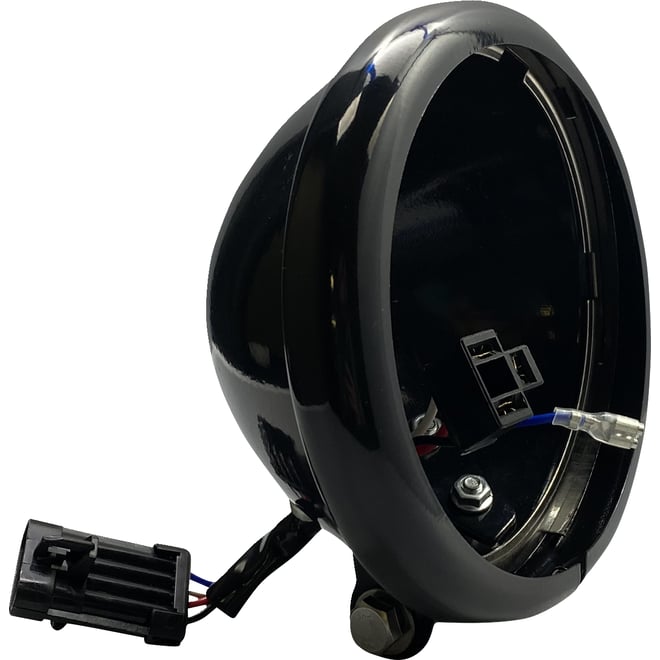 Custom dynamics Headlight Bucket - 5-3/4" - Black