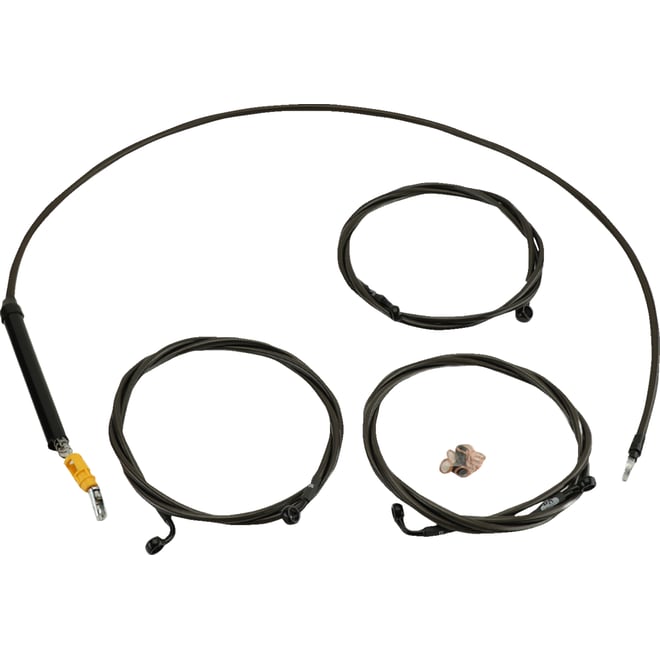 La choppers Handlebar Cable/Brake Line Kit - 18" - 20" Ape Hanger Handlebars - Midnight La choppers Handlebar Cable/Brake Line Kit - 18" - 20" Ape Hanger Handlebars - Midnight