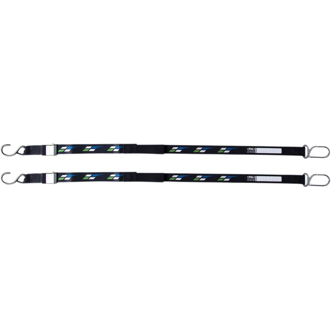 Factory effex Tie-Downs - Black - Kawasaki