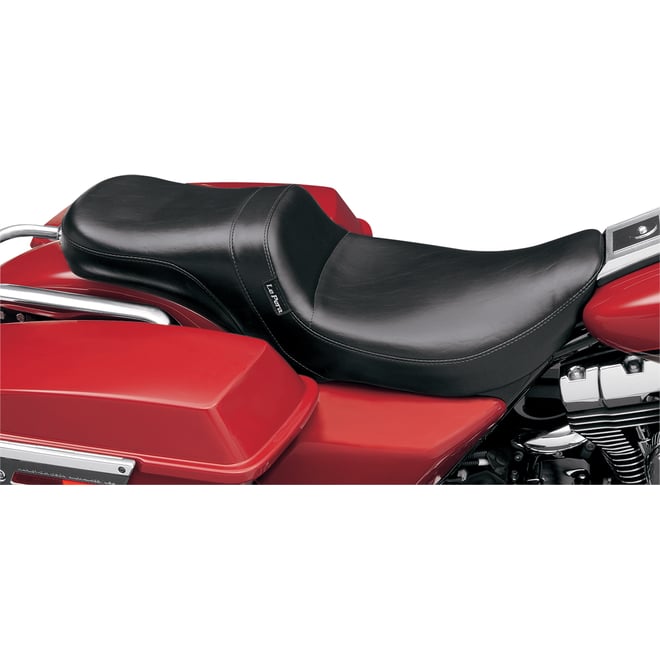 Le pera Daytona 2-Up Seat - Without Backrest - Smooth - Black - FLHR '02-'07 Le pera Daytona 2-Up Seat - Without Backrest - Smooth - Black - FLHR '02-'07