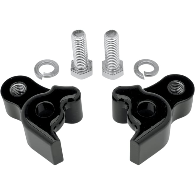 Burly brand Rear Lowering Kit - Black - Lowers 1" - '09-'16 FL
