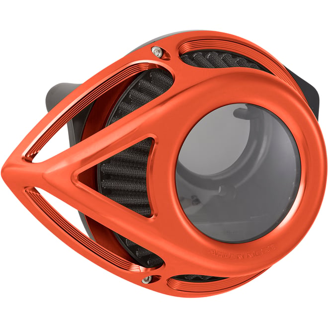 Arlen ness Clear Tear Air Cleaner Kit - Orange