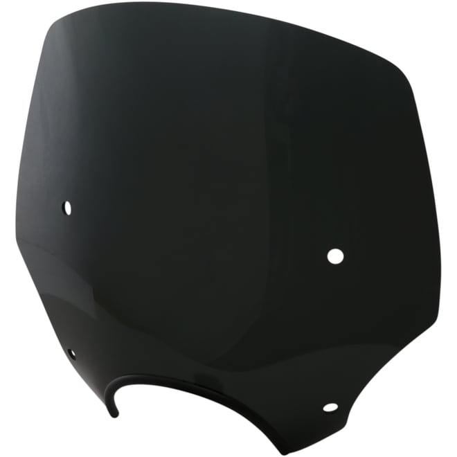 Memphis shades El Paso Windshield - 15" - 7" Headlight Cutout - Dark Black Smoke