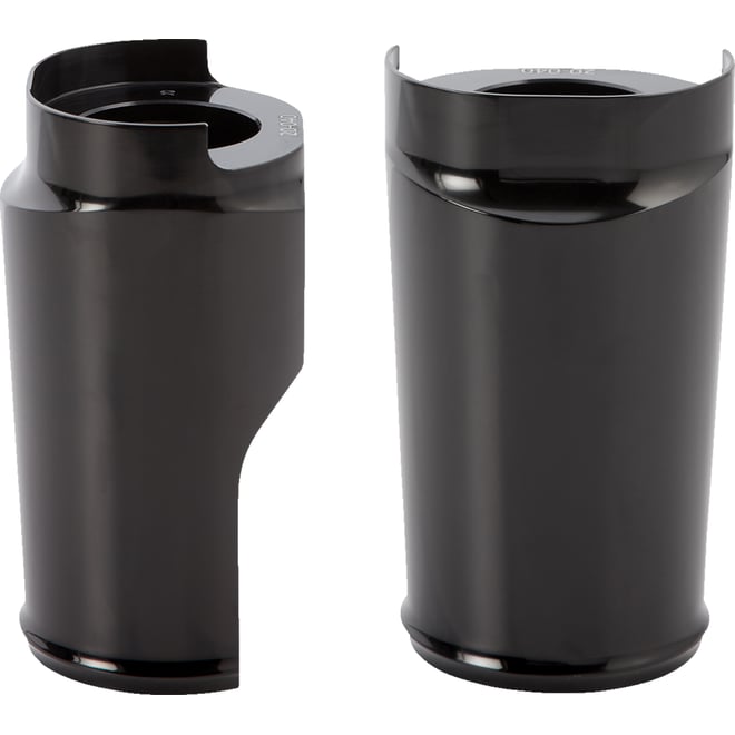 Arlen ness Fat Tire Fork Boot Cover - Black Anodized