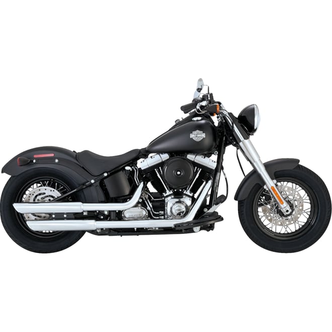 Vance & hines 3" Twin Slash Slip-On Muffler - Chrome