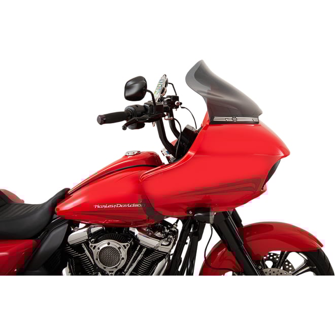 Klock werks Flare™ Windshield - 14" - Dark Smoke - FLTR