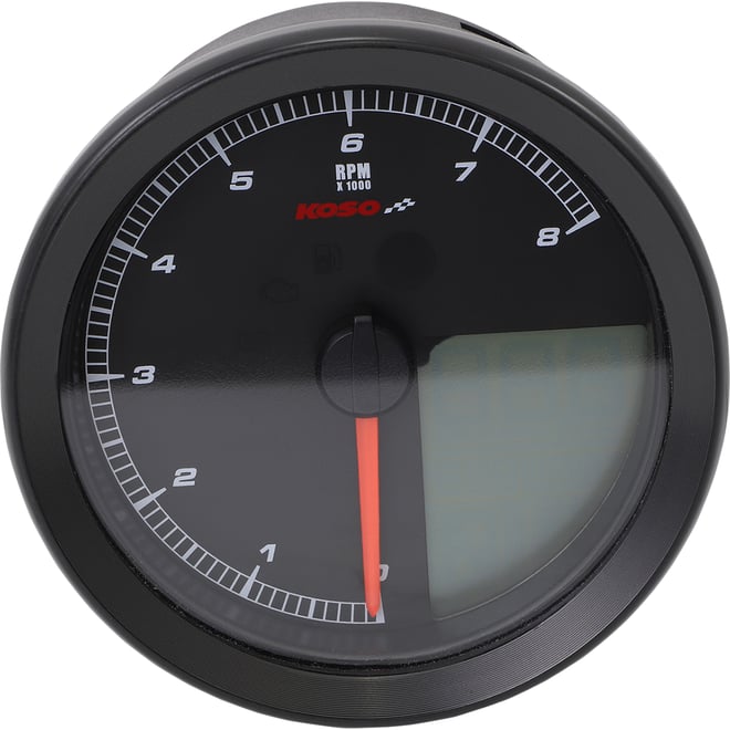Koso north america Multi-Function Speedometer/Tachometer - HD-04 - Black
