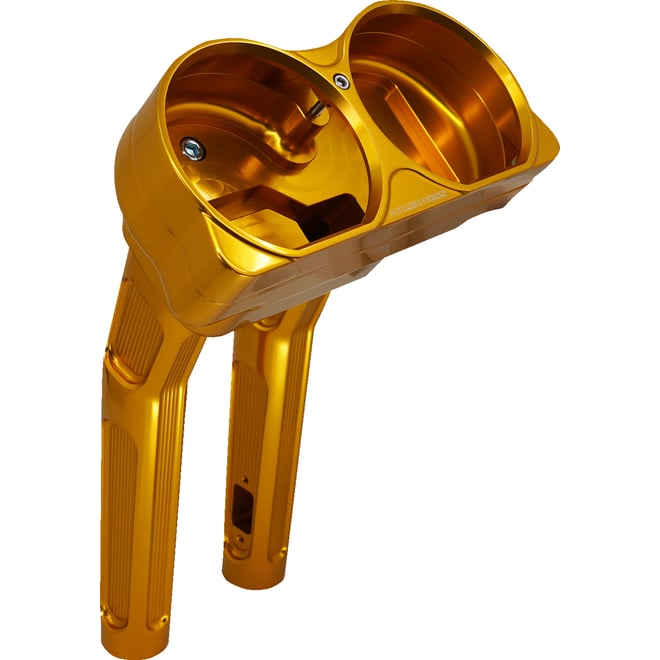 Arlen ness Risers - Method - Kickback - 10" - Gold
