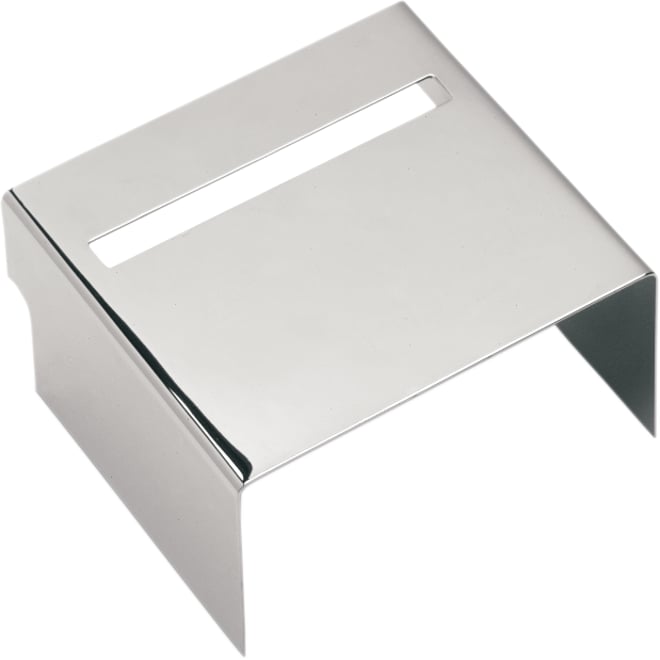 Drag specialties Battery Cover - Smooth - Chrome