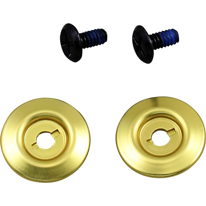 Biltwell Gen 2 Hardware Kit - Black Screw - Gold Baseplate