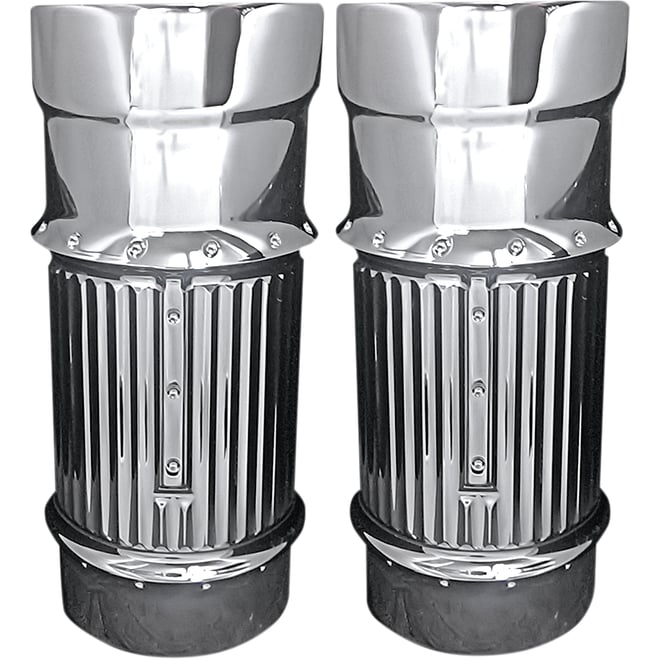 Covingtons Fork Bellows - Dimpled Chrome