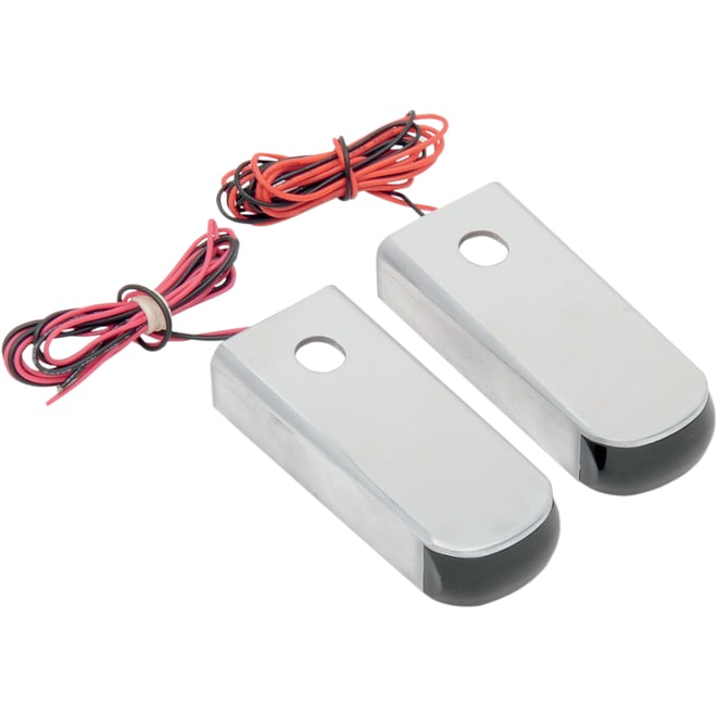 Alloy art LED Strut Light - - Raw Red/Smoke