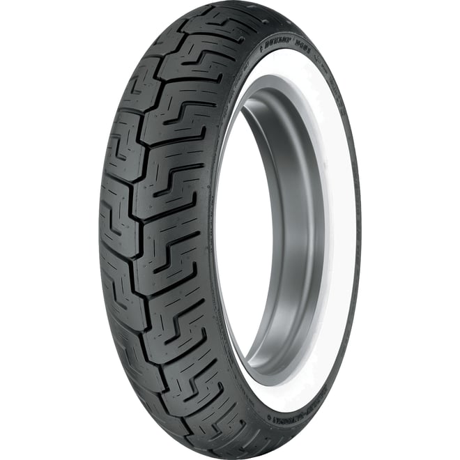 Dunlop Tire - D401 - Rear - 150/80B16 - Wide Whitewall - 71H