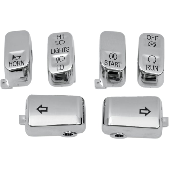 Drag specialties Switch Caps - Standard - Chrome