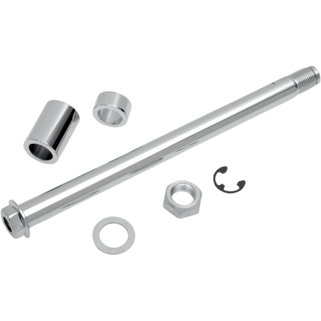 Drag specialties Axle Kit - Rear - Chrome - '08-'17 FXD Drag specialties Axle Kit - Rear - Chrome - '08-'17 FXD