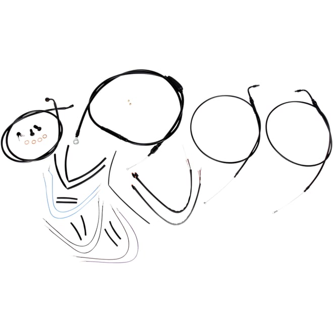 Burly brand Control Kit - 16" Ape Hanger Handlebars