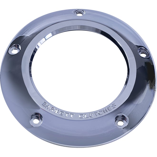 Barnett Derby Cover - Clear Chrome - M8 Softail