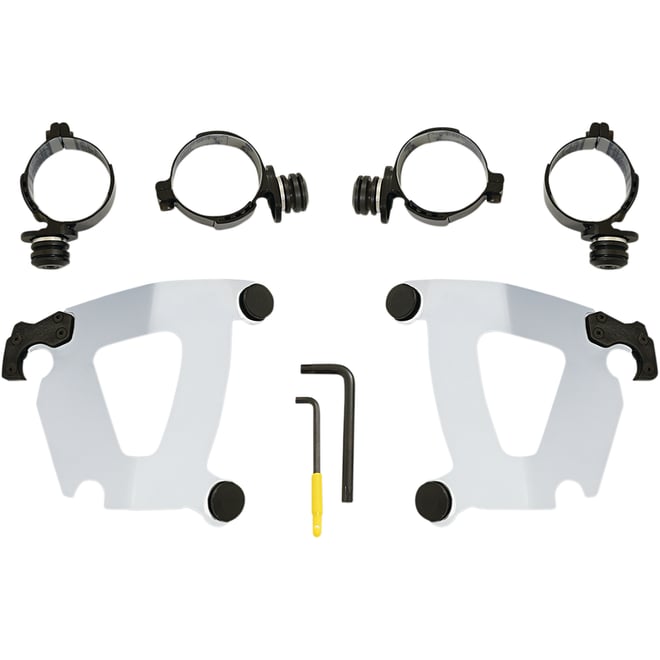 Memphis shades Road Warrior Mounting Kit - Polished - FXFB Memphis shades Road Warrior Mounting Kit - Polished - FXFB