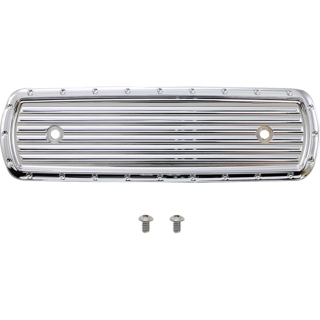 Covingtons Air Cleaner Cover Insert - Dimpled - Chrome