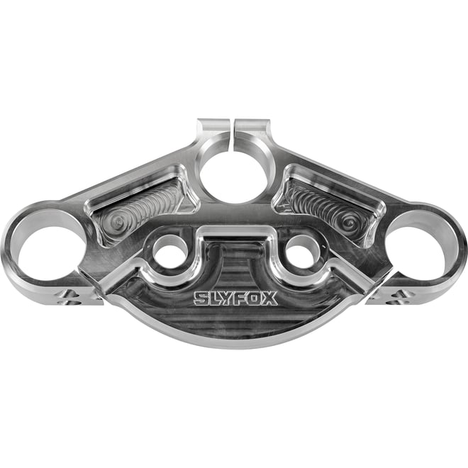 Slyfox 49 mm Upper Triple Clamp - '14+ FLH - Raw