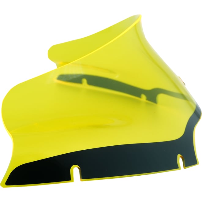 Klock werks Kolor Flare™ Windshield - 6" - Yellow Ice - FLTR