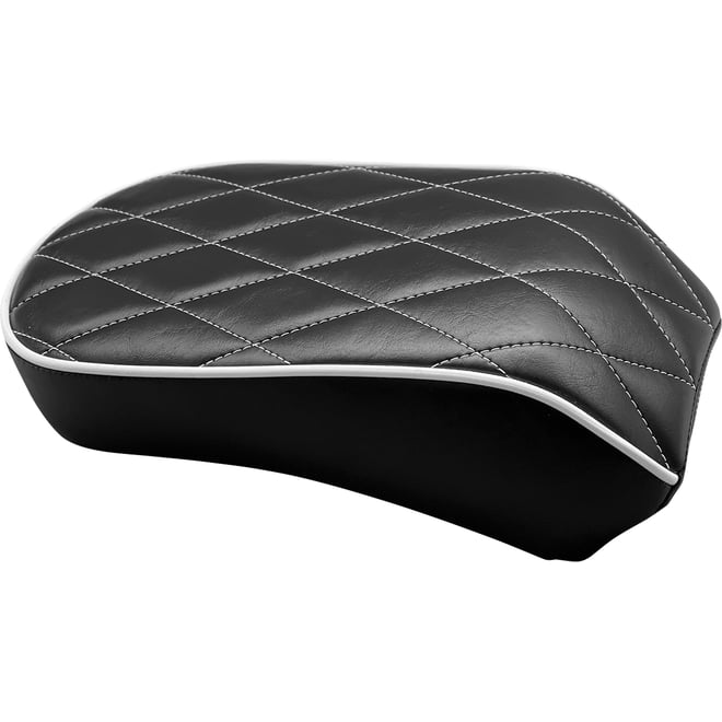 Le pera Bare Bones Pillion Pad - White Diamond - Black - FLDE/FLHC '18-'23