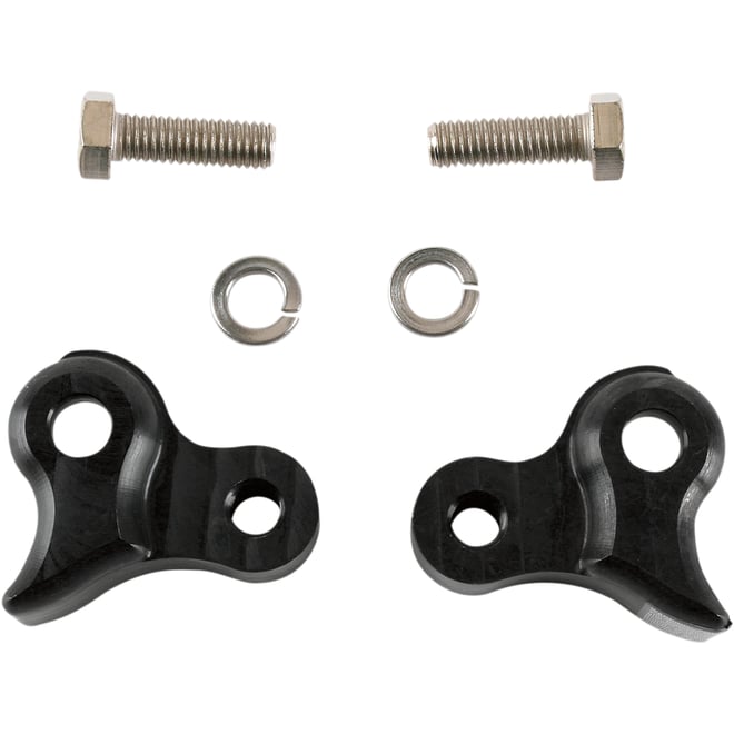 Burly brand Rear Lowering Kit - Black - Lowers 1" - '02-'08 FL