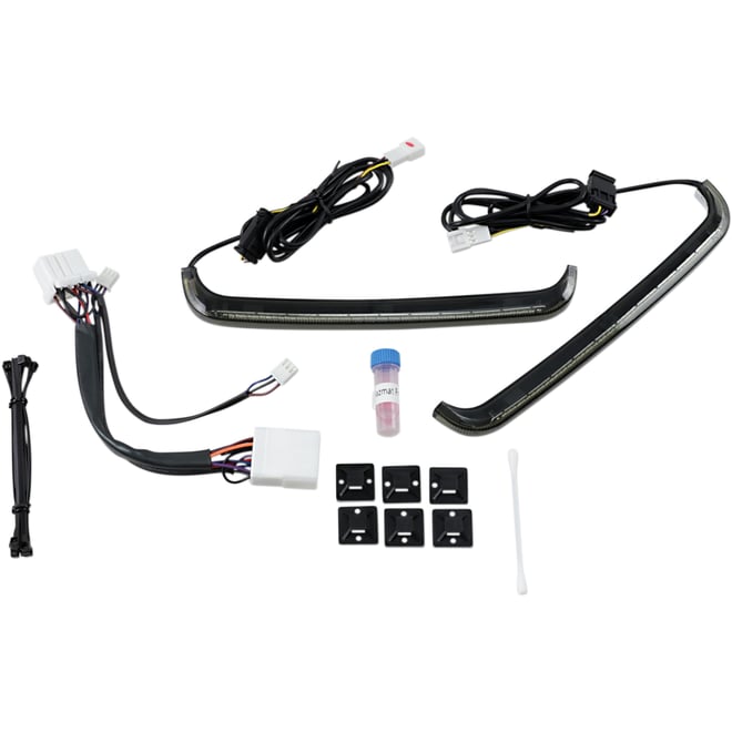 Custom dynamics Saddlebag Lights - '97-'13 - Smoke Lens