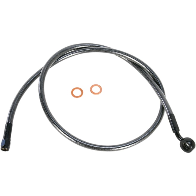 Magnum shielding Brake Line - 7/16"-35° - 38" - Black Pearl