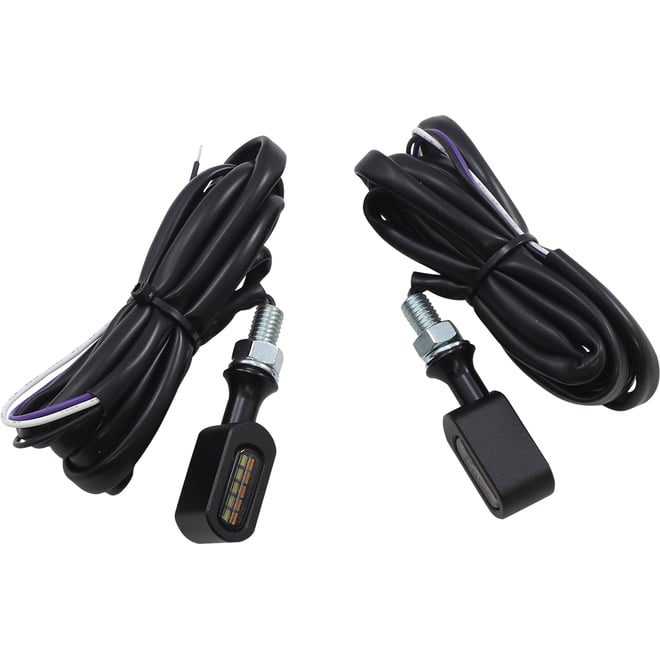 Drag specialties Marker Light - Smoke/Amber - Matte Black