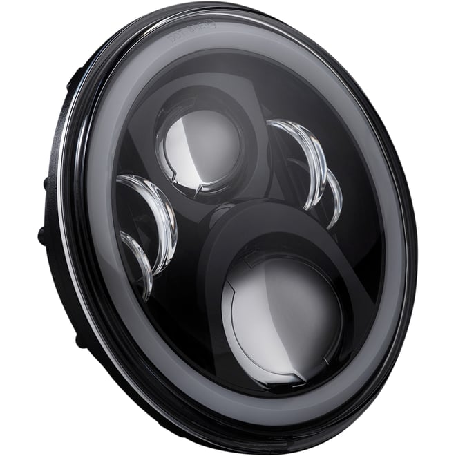 Custom dynamics 7" Headlamp - with Adapter - Black Custom dynamics 7" Headlamp - with Adapter - Black